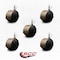 Service Caster 2-3/8'' Floor Safe Antique Hooded Twin Wheel Caster 3/8 Threaded Stem, 5PK SCC-TS02S60D-NYU-WA-382458-5 - alternate 4